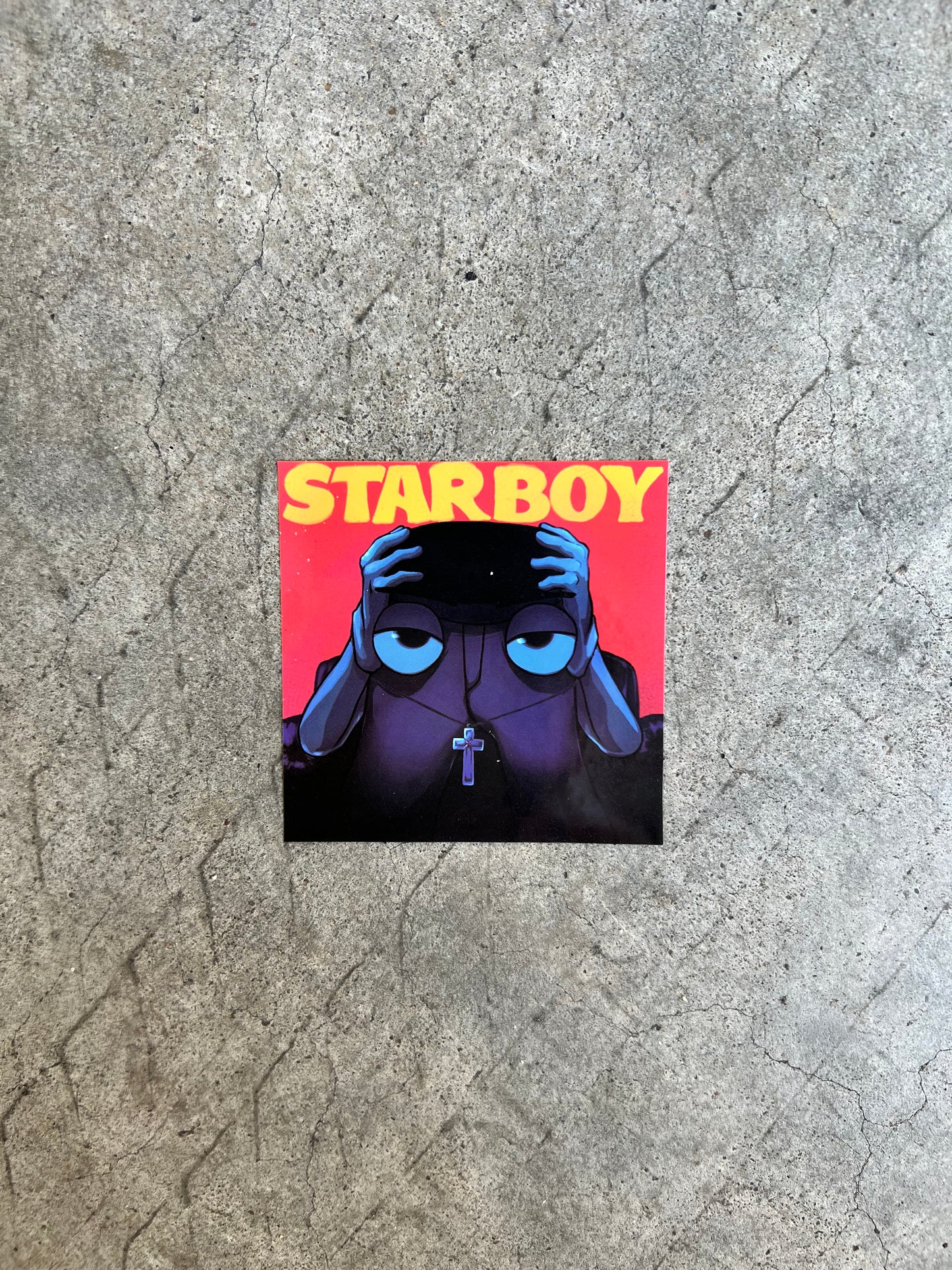 Starboy Jean Sticker